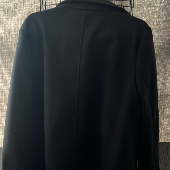 Croft & Barrow. Women's Black Double-Breasted Coat - Picture 6 of 8